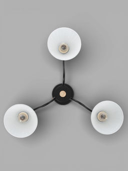 Люстра XA1627B/3, 3×60 Вт, E27, чёрная