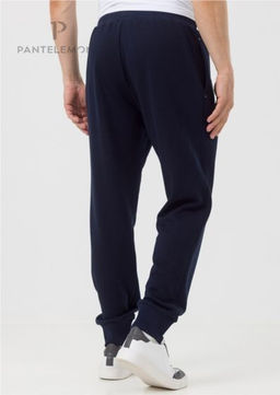 Мужские брюки зауженные из футера - Pantelemone фото 3