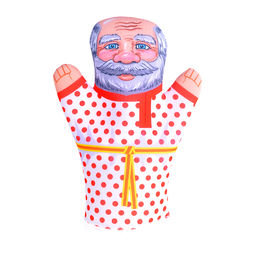 Домашний кукольный театр.Кукла-перчатка "Дедушка"