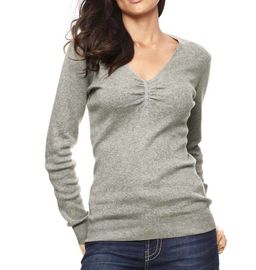 Пуловер, серый