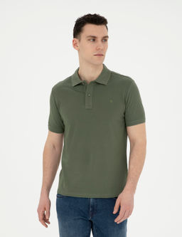 Haki Slim Fit Basic Ti__rt - Pierre cardin фото 8