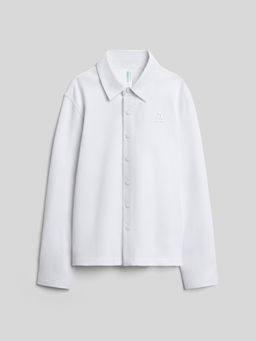 ACOOLA / Сорочка верхняя детская для мальчиков Ollie белый  фото 3