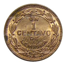 1 сентаво 1974 года Гондурас