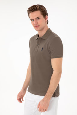 Erkek Slim Fit Polo Yaka A__k Mavi Basic Ti__rt Sepette S_rpriz _ndirim