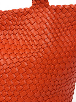 LACCOMA сумка СУ1033-оранжевый эко кожа хлопок фото 3