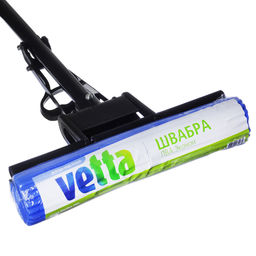 Швабра VETTA ПВА Эконом стал.ручка, один ряд роликов РО06 арт. 444-008 - Полимербыт фото 4