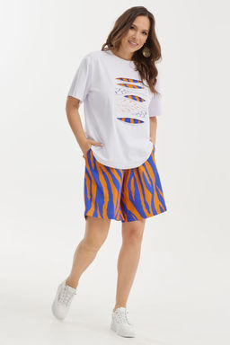 Костюм Magia mody 2438 белый+синий+ оранж