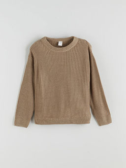 Bisiklet Yaka Triko Erkek ?ocuk Kazak