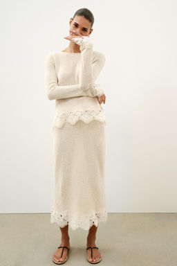FALDA R?STICA CROCHET / Arena
