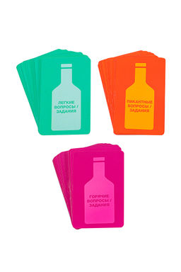 Карточная игра "Бутылочка 18+", 100карт