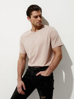 OmT U 1201 Фуфайка (футболка) COTTON - beige - Omsa фото 3