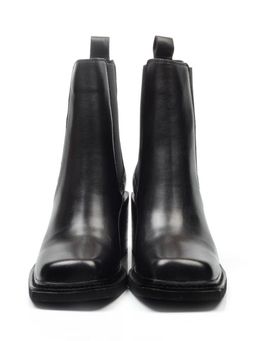 01-E21B-1A BLACK Ботинки демисезонные женские (натуральная кожа, байка) - Фабричный китай фото 9