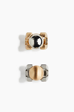 Pack de 2 anillos bicolor - H&m фото 4