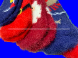 Цена за 10 пар. AMIGOBS носки женские НОРКА "НОВОГОДНИЕ ПУШИСТИКИ"