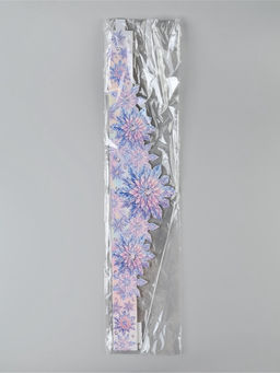 Цена за 10 шт. Корона картонная «Снежинки», 63.8×13.1 см, розовая