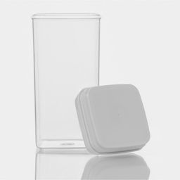 Банка для хранения с вакуумной крышкой Доляна, 1.3 л, 9.5×20 см, пластик, прозрачная