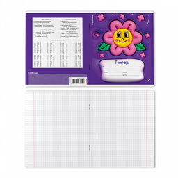 Цена за 10 шт. Тетрадь школьная ученическая ErichKrause Bouncy, 12 листов, клетка, выборочный УФ-лак (в плёнке по 10 шт.)_MIX-PACK  фото 8