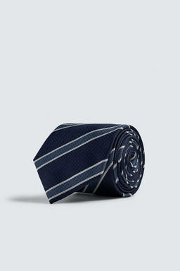 CORBATA 100% SEDA RAYAS / Marino - Zara фото 2