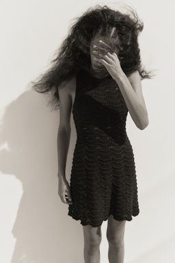 Vestido en punto pointelle - H&m фото 3