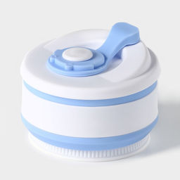 Стакан складной с крышкой Доляна «С собой», 350 мл, 8.5×14 см, голубой