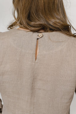 Платье  100% лен