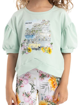 Джемпер для девочки О56407 - Карамелли фото 3