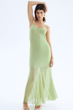 Vestido de malla con tirantes finos - H&m фото 2
