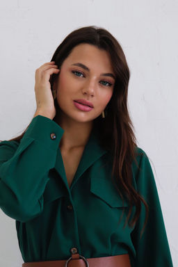 Платье-рубашка с английским воротником - Martichelli фото 147