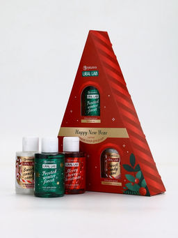 У_Winter Melody Набор в треугольной HNY, 3 геля для душа по 100 мл (10872543)