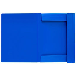 Цена за 2 шт. Папка на резинке А3, Calligrata, 700 мкм, до 300 листов, тиснение «песок», синяя