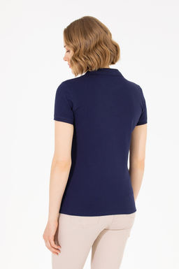 Женская темно-синяя футболка Basic - U.s. polo assn фото 19