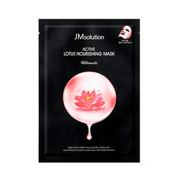 JMsolution Active Lotus Nourishing Mask Ultimate, 30ml*1ea - Питательная тканевая маска с экстрактом лотоса 30мл*1шт