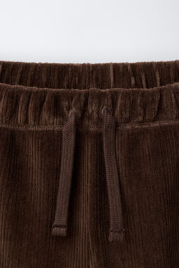 WIDE-LEG CORDUROY TROUSERS - Zara фото 3