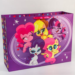 Пакет ламинированный, 61 х 46 х 20 см Поздравляю!, My Little Pony - Hasbro фото 2