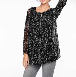 Блузка и топ, черные