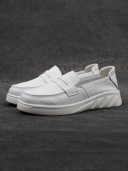 06-YE290-2 WHITE Туфли женские (натуральная кожа)