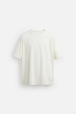 LINEN - COTTON T-SHIRT - Zara фото 7