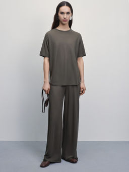 Топ прямого кроя с коротким рукавом / Zarina  фото 2