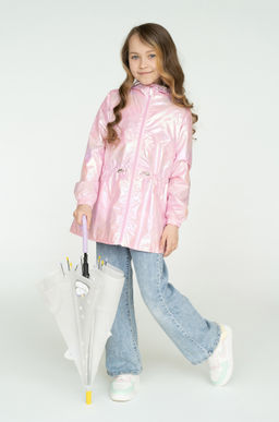 Ветровка для девочки розовая