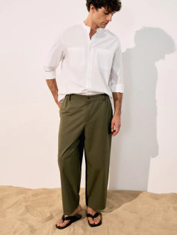 Брюки из хлопка широкого кроя ZR2605042115-13 / Zarina