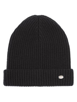 Шапка жен. пух енот+шерсть+виск LB-N88066 black