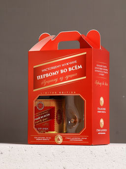 Подарочный набор «Первому во всём»: гель для душа виски 250 мл и стакан с пулей, Чистое счастье