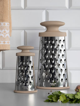 Терка плоская 24x12x5,5 бежевый нержавеющая сталь, ТПР, ПП - Denastia фото 5