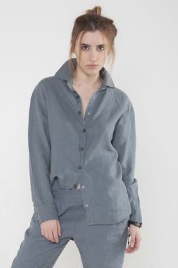 Рубашка с кокеткой