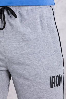Брюки спортивные 
 3.MM116B-серый-светлый