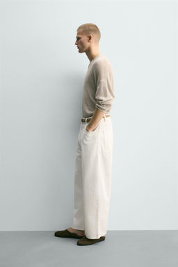 JEANS WIDE FIT / Blanco - Zara фото 4