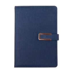 Ежедневник недатированный Calligrata, А5, в линейку, с хлястиком, 100 листов, обложка ПВХ, синий