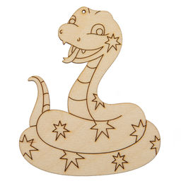 Заготовка для декорирования Mr. Carving ВД-1258 Подвеска Змея фанера 9 х 7 х 0.3 см 03