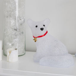 ULD-M3225-032/STA WHITE IP20 FOX Фигура светодиодная Лисенок, 33*25см, 32 светодиода. Белый свет. Провод прозрачный. TM Uniel - Volpe фото 8
