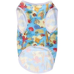 Цена за 2 шт. Майка для собак и кошек мелких и средних пород "БРО на стиле", пляжная вечеринка, размер ХL (длина спинки 36см, объем груди 43см, от 9 до 12кг)